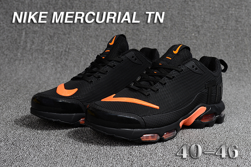 Nike Air Max Mercurial TN Black Orange Shoes